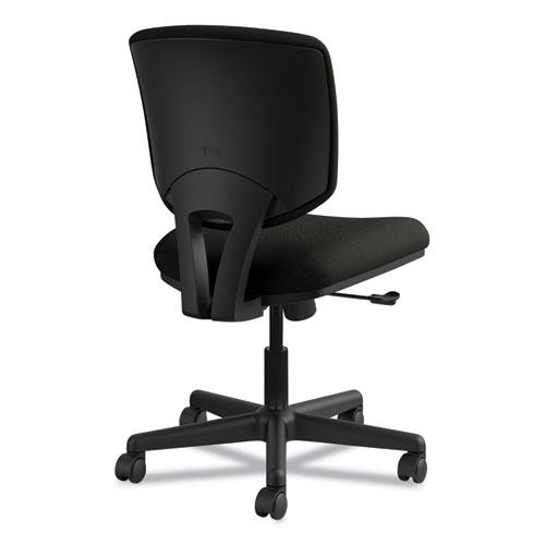 Picture of Volt Series Leather Task Chair, Supports Up to 250 lb, 18" to 22.25" Seat Height, Black