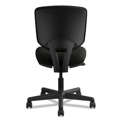 Picture of Volt Series Leather Task Chair, Supports Up to 250 lb, 18" to 22.25" Seat Height, Black