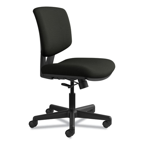 Picture of Volt Series Leather Task Chair, Supports Up to 250 lb, 18" to 22.25" Seat Height, Black