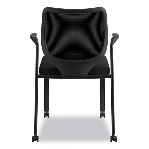 Picture of Nucleus Series Multipurpose Stacking Chair with ilira-Stretch M4 Back, Supports Up to 300 lb, 19" Seat Height, Black