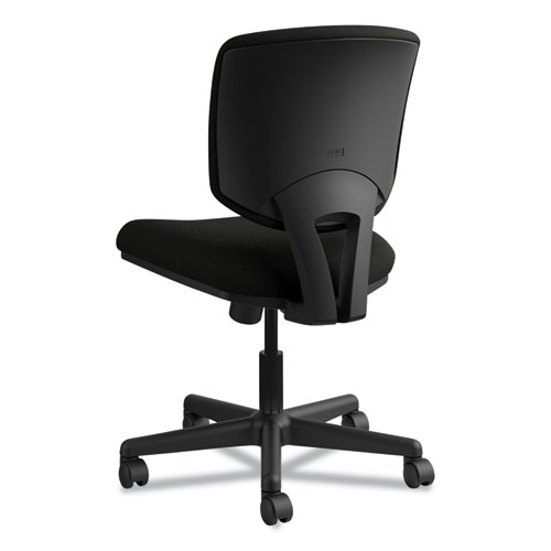 Picture of Volt Series Leather Task Chair, Supports Up to 250 lb, 18" to 22.25" Seat Height, Black