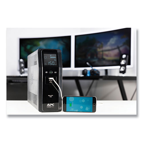 Picture of BN1500M2 Back-UPS PRO BN Series Battery Backup System, 10 Outlets, 1,500 VA, 1,080 J