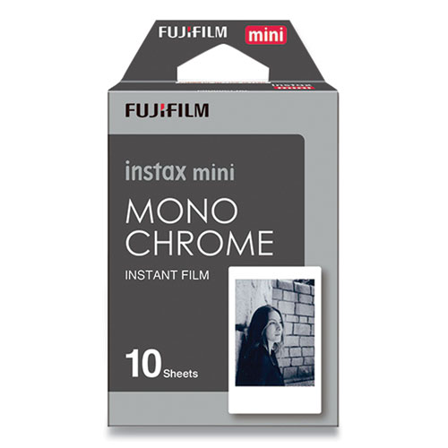 Picture of Monochrome Instax Film, Black and White, 10 Sheets