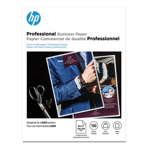 Professional+Business+Paper%2C+52+lb+Bond+Weight%2C+8.5+x+11%2C+Matte+White%2C+150%2FPack