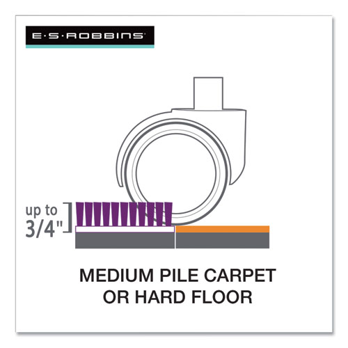 Picture of Floor+Mate, For Hard Floor to Medium Pile Carpet up to 0.75", 36 x 48, Clear