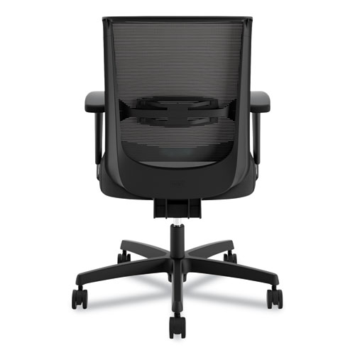 Picture of Convergence Mid-Back Task Chair, Synchro-Tilt and Seat Glide, Supports Up to 275 lb, Black