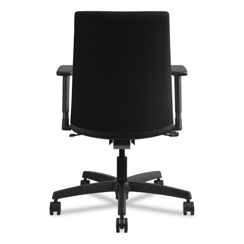 Picture of Ignition Series Fabric Low-Back Task Chair, Supports Up to 300 lb, 17" to 21.5" Seat Height, Black