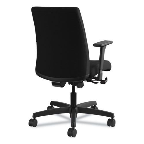 Picture of Ignition Series Fabric Low-Back Task Chair, Supports Up to 300 lb, 17" to 21.5" Seat Height, Black