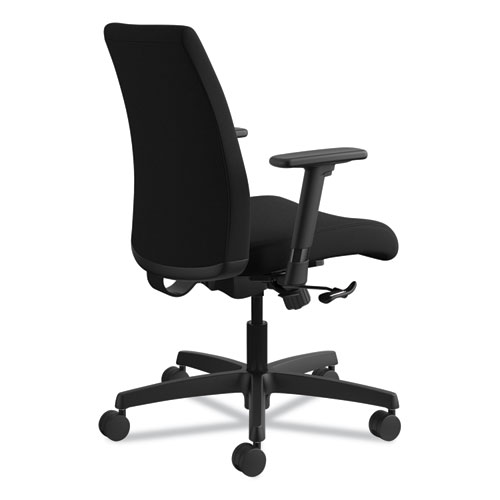 Picture of Ignition Series Fabric Low-Back Task Chair, Supports Up to 300 lb, 17" to 21.5" Seat Height, Black