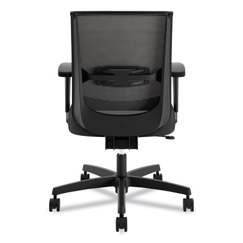 Picture of Convergence Mid-Back Task Chair, Swivel-Tilt, Supports Up to 275 lb, 15.75" to 20.13" Seat Height, Black