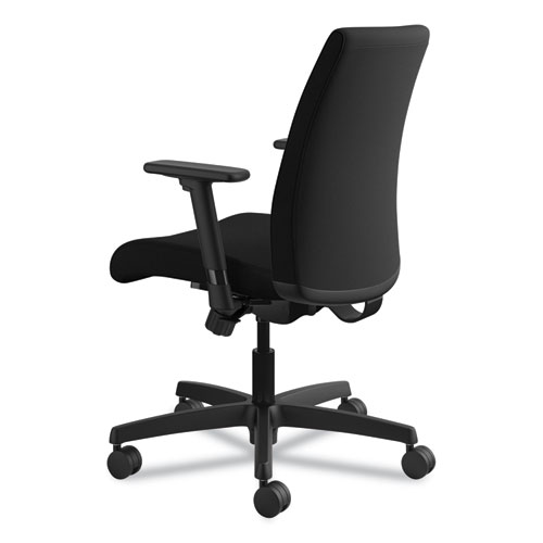 Picture of Ignition Series Fabric Low-Back Task Chair, Supports Up to 300 lb, 17" to 21.5" Seat Height, Black