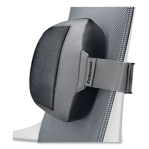 Picture of I-Spire Series Lumbar Cushion, 14 x 6 x 3, Gray