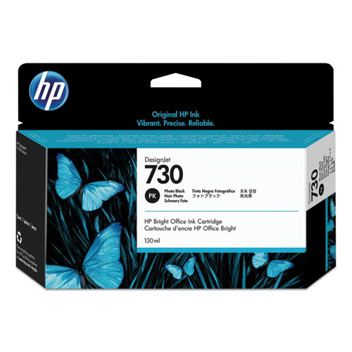 HP+730%2C+%28p2v67a%29+Photo+Black+Original+Ink+Cartridge