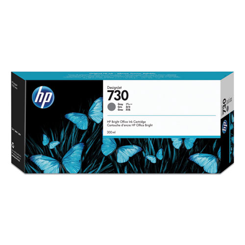Picture of HP 730, (P2V72A) Gray Original Ink Cartridge