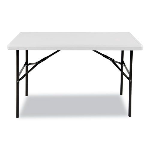 Picture of IndestrucTable Classic Folding Table, Rectangular, 48" x 24" x 29", Platinum