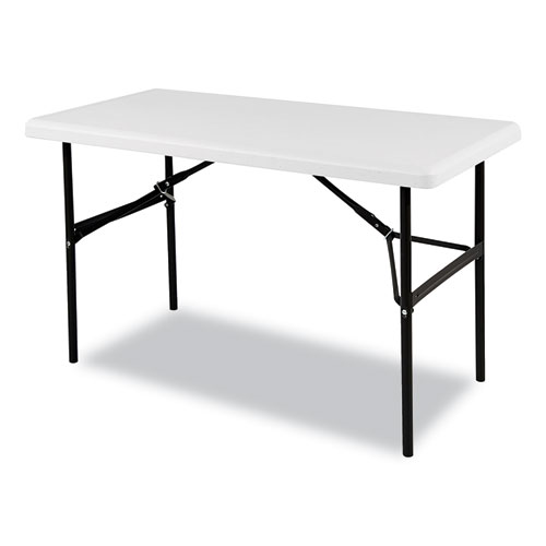 Picture of IndestrucTable Classic Folding Table, Rectangular, 48" x 24" x 29", Platinum