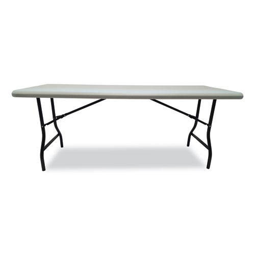 Picture of IndestrucTable Industrial Folding Table, Rectangular, 72" x 30" x 29", Platinum