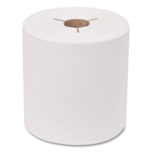 Picture of Advanced Hand Towel Roll, Notched, 1-Ply, 8" x 800 ft, White, 6 Rolls/Carton