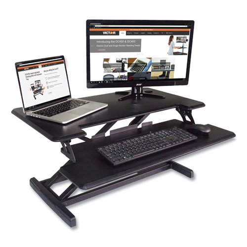 High+Rise+Height+Adjustable+Compact+Standing+Desk+with+Keyboard+Tray%2C+32.5+x+25+x+19%2C+Black