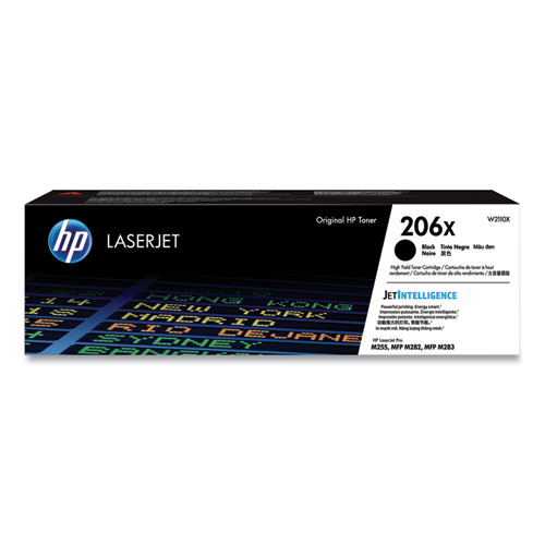 Picture of HP 206X, (W2110X) High-Yield Black Original LaserJet Toner Cartridge