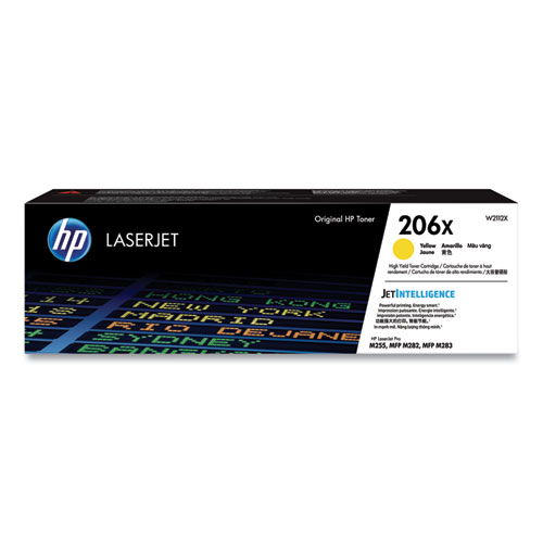 HP+206x%2C+%28w2112x%29+High-Yield+Yellow+Original+Laserjet+Toner+Cartridge