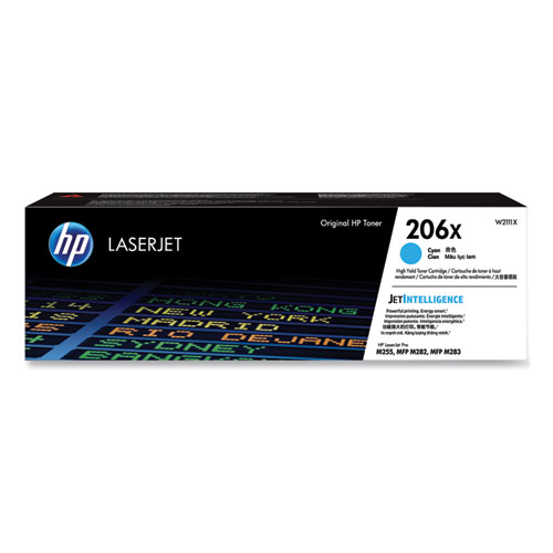 HP+206x%2C+%28w2111x%29+High-Yield+Cyan+Original+Laserjet+Toner+Cartridge