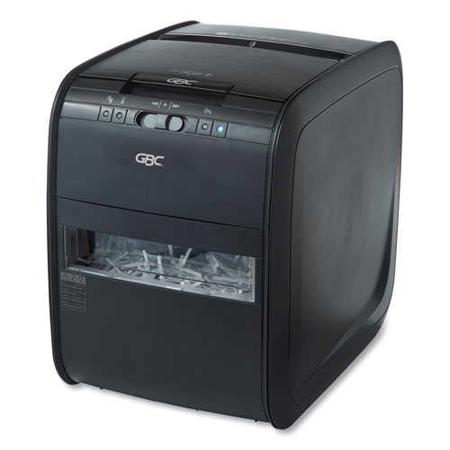Picture of Stack-and-Shred 80X Auto Feed Cross-Cut Shredder, 80 Auto/6 Manual Sheet Capacity