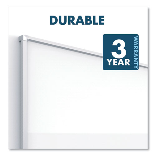 Picture of Silhouette Total Erase Whiteboard, 74 x 42, White Surface, Silver Aluminum Frame