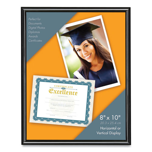 Picture of U-Channel Document Frame, 8 x 10, Black