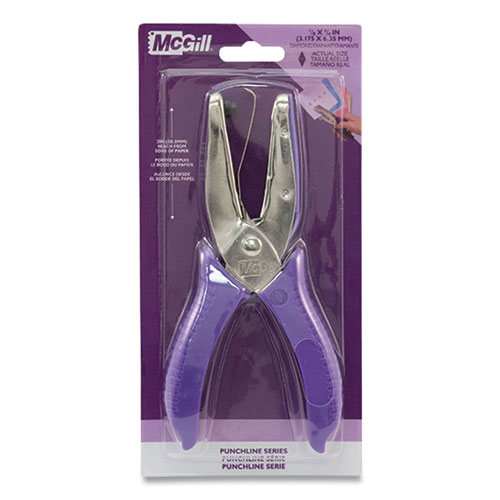 Picture of 15-Sheet Medium-Duty One-Hole Punch, Diamond Shape, Chrome