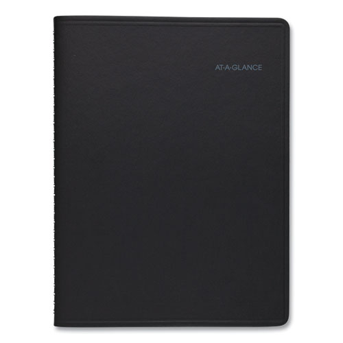 Picture of QuickNotes Weekly/Monthly Planner, 10 x 8, Black Cover, 12-Month (July to June): 2024 to 2025