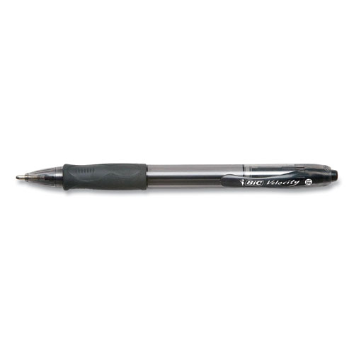 Picture of GLIDE Bold Ballpoint Pen, Retractable, Bold 1.6 mm, Black Ink, Translucent Black Barrel, 4/Pack