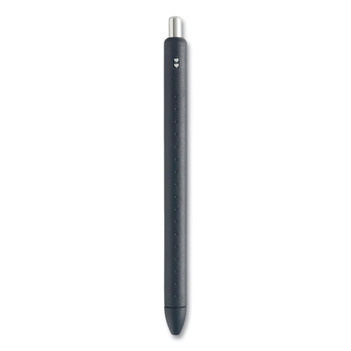 Picture of InkJoy Gel Pen, Retractable, Medium 0.7 mm, Black Ink, Black/Smoke Barrel, 8/Pack