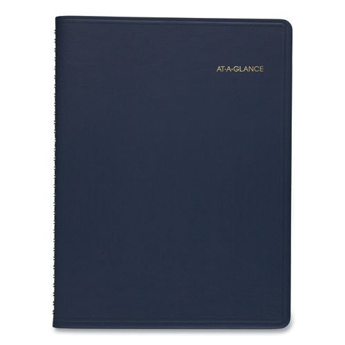 Weekly Appointment Book, 11 X 8.25, Navy Cover, 13-Month (jan To Jan): 2022 To 2023