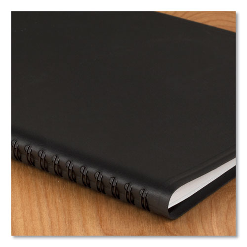 Picture of QuickNotes Weekly Vertical-Column Format Appointment Book, 11 x 8.25, Black Cover, 12-Month (Jan to Dec): 2025