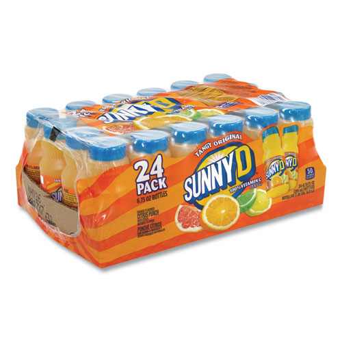Picture of Tangy Original Orange Flavored Citrus Punch, 6.75 oz Bottle, 24/Carton