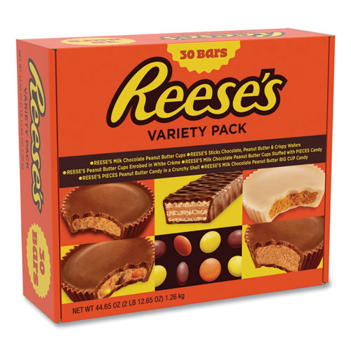 Picture of Variety Pack Assortment, 44.65 oz Box, 30 Bars/Box, Delivered in 1-4 Business Days