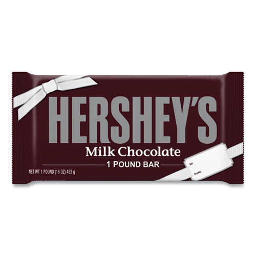 Picture of Milk Chocolate Bar, 1 lb Bar, Delivered in 1-4 Business Days