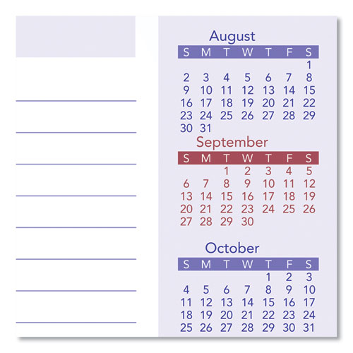 Picture of Wirebound Monthly Desk/Wall Calendar, 11 x 8, White Sheets, 16-Month (Sept to Dec): 2022 to 2023