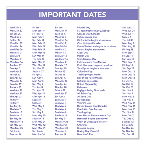 Picture of Wirebound Monthly Desk/Wall Calendar, 11 x 8, White Sheets, 16-Month (Sept to Dec): 2022 to 2023
