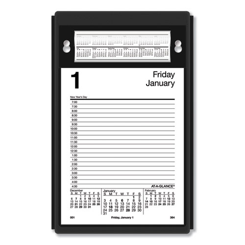 Picture of Pad Style Desk Calendar Refill, 5 x 8, White Sheets, 2023