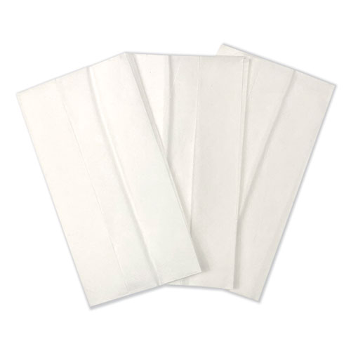 Picture of Tall-Fold Napkins, 1-Ply, 7 x 13 1/4, White, 10,000/Carton