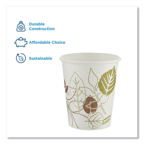Picture of Pathways Paper Hot Cups, 10 oz, 15/Sleeve, 20 Sleeves/Carton