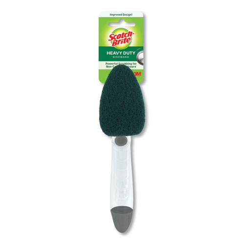 Picture of Soap-Dispensing Dishwand, 2.5 x 9.5, Yellow/Green, 4/Carton