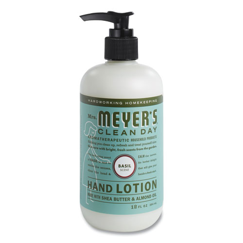 Picture of Clean Day Hand Lotion, 12 oz Pump Bottle, Basil