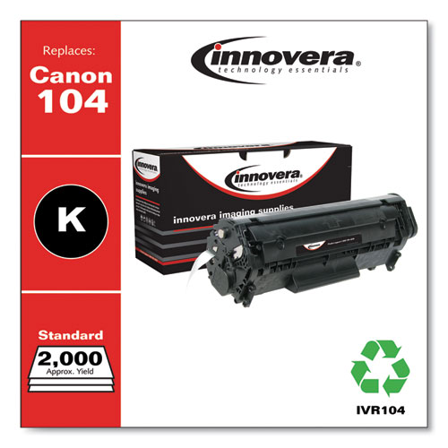 Picture of Remanufactured Black Toner, Replacement for 104 (0263B001AA), 2,000 Page-Yield