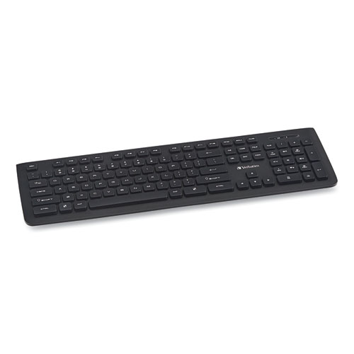 Picture of Wireless Slim Keyboard, 103 Keys, Black