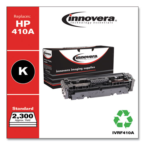 Picture of Remanufactured Black Toner, Replacement for 410A (CF410A), 2,300 Page-Yield