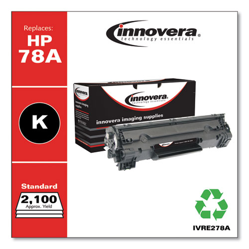 Picture of Remanufactured Black Toner, Replacement for 78A (CE278A), 2,100 Page-Yield