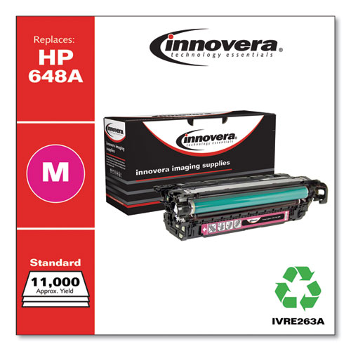 Picture of Remanufactured Magenta Toner, Replacement for 648A (CE263A), 11,000 Page-Yield